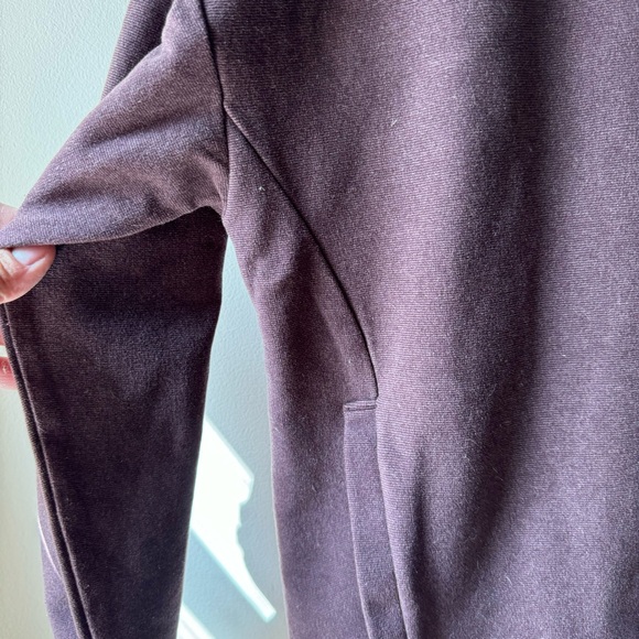 RBX super-soft heathered red-violet pullover cowl neck yoga exercise top - Picture 3 of 10